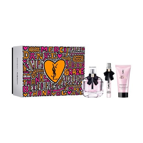 GIFTSET MON PARIS 3 PCS 3 By YVESSAINTLAURENT YSL For Women