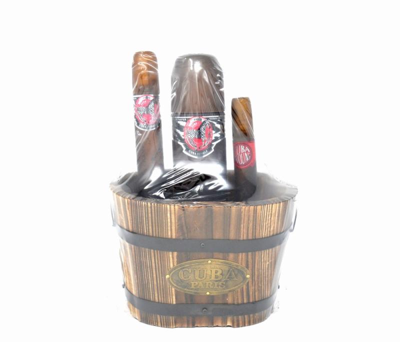 CUBA JUNGLE ZEBRA(W)(BUCKET)(LI FREE)3PC By For WOMEN