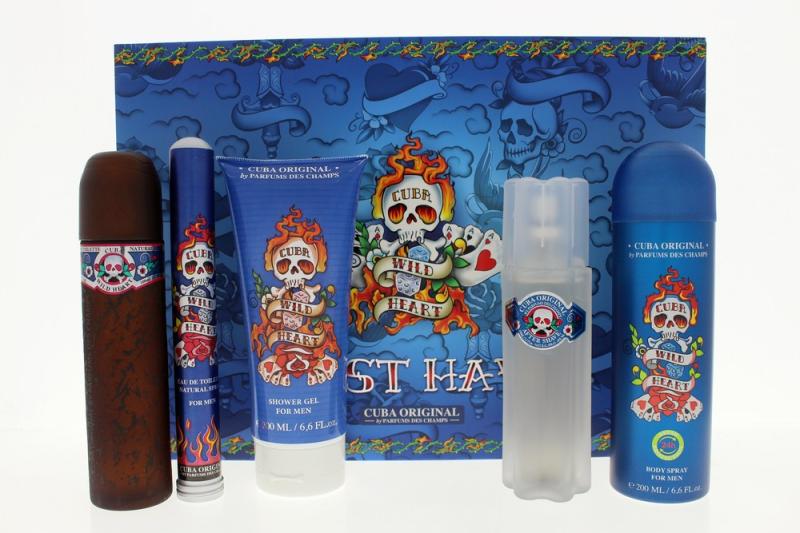 CUBA WILD HEART(M)5PC SET (34,67,67,33,117) By For MEN