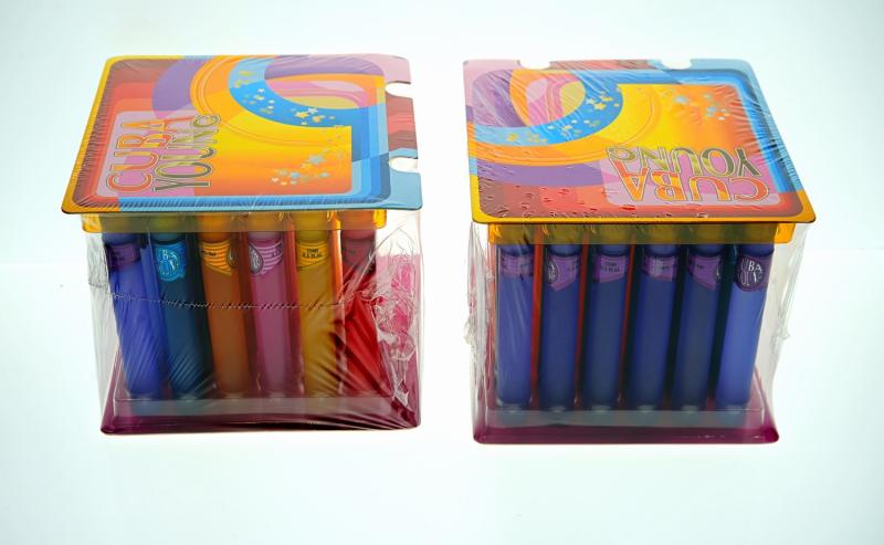 CUBA YOUNG(W)36PC SET36 X 15ML EDP SP(RED,PINK,VIOLET,YELLOW,ORANGE,BLUE) FOR WOMEN By For WOMEN