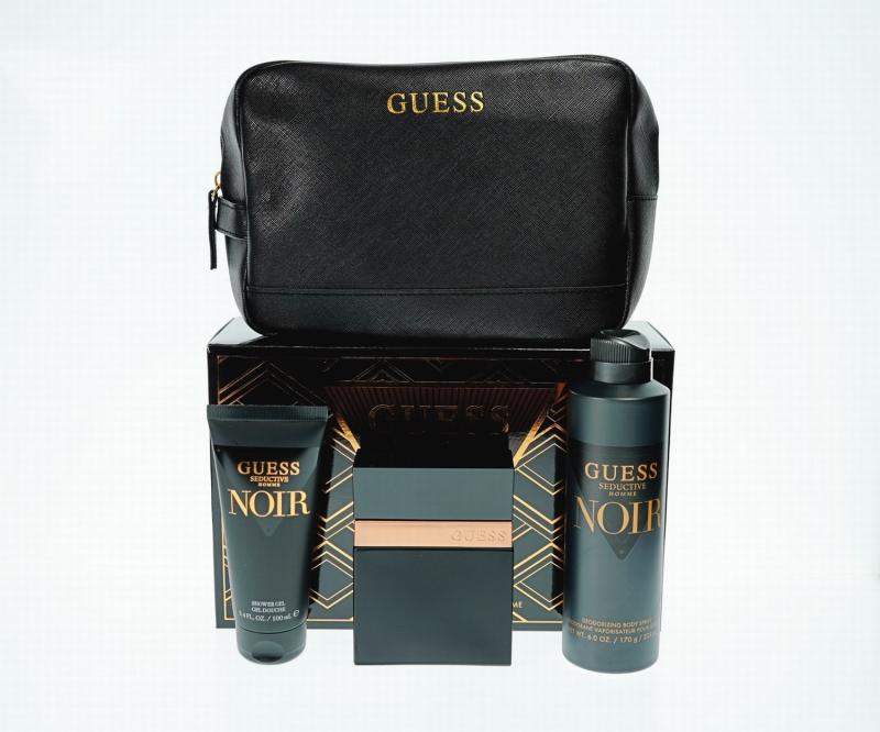 GUESS SEDUCTIVE HOMME NOIR(M)(HB)(LI FREE)4PC By For MEN