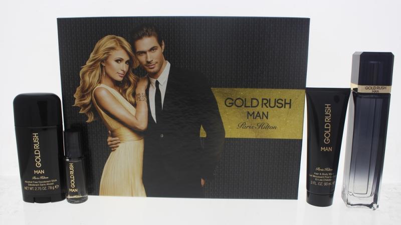 PARIS HILTON GOLD RUSH MAN(M)4PC By For MEN