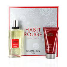 GIFTSET HABIT ROUGE BY GUERLAIN 2PCS 3 By GUERLAIN For MEN