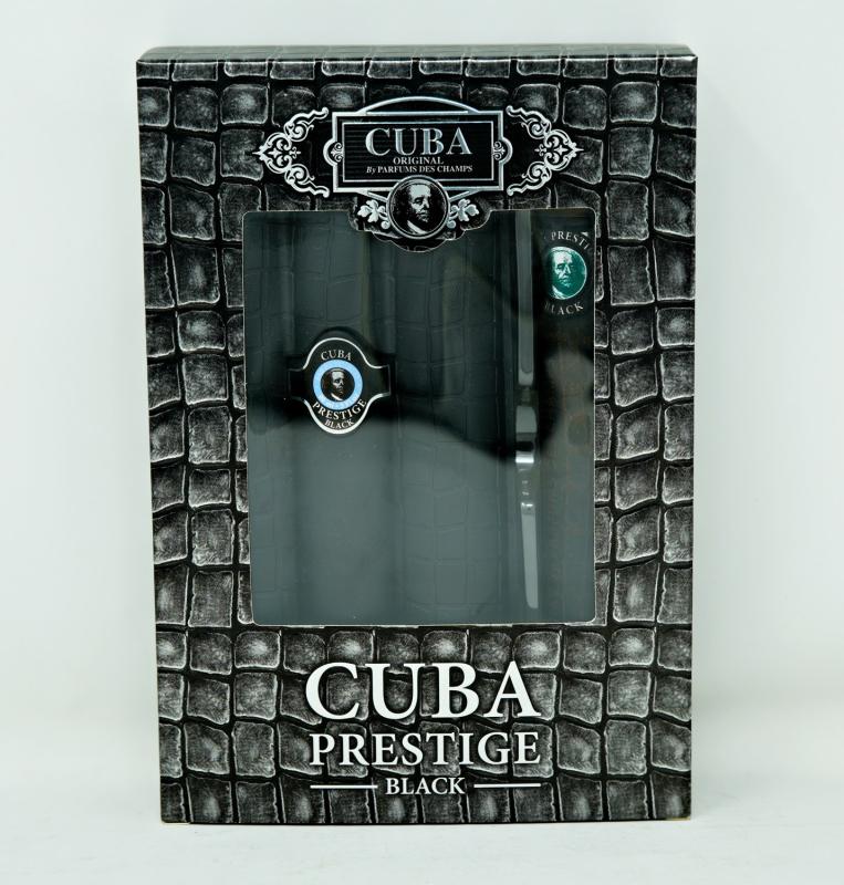 CUBA PRESTIGE BLACK(M)(WB)2PC SET(LI By  For MEN