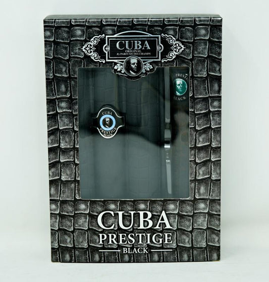 CUBA PRESTIGE BLACK(M)(WB)2PC SET(LI By  For MEN