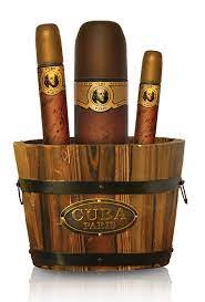 CUBA GOLD(M)(BUCKET)(LI FREE)3PC SET(34,117,12) EDT SPRAY FOR MEN By  For Men